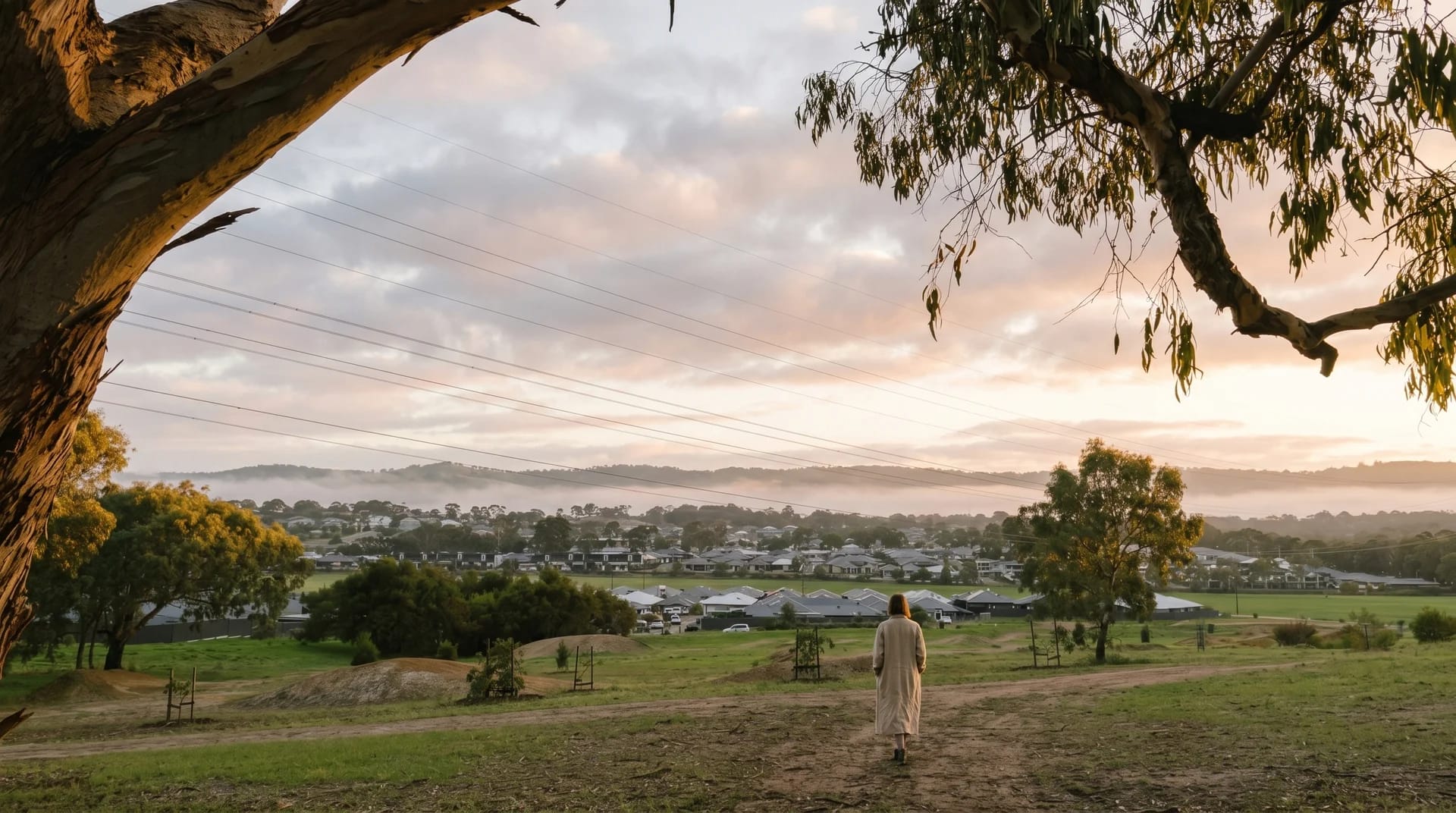 Woman on a healing journey in the Adelaide Hills